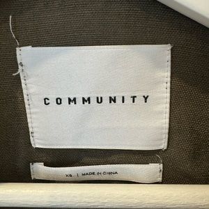 Community Olive Green Jacket